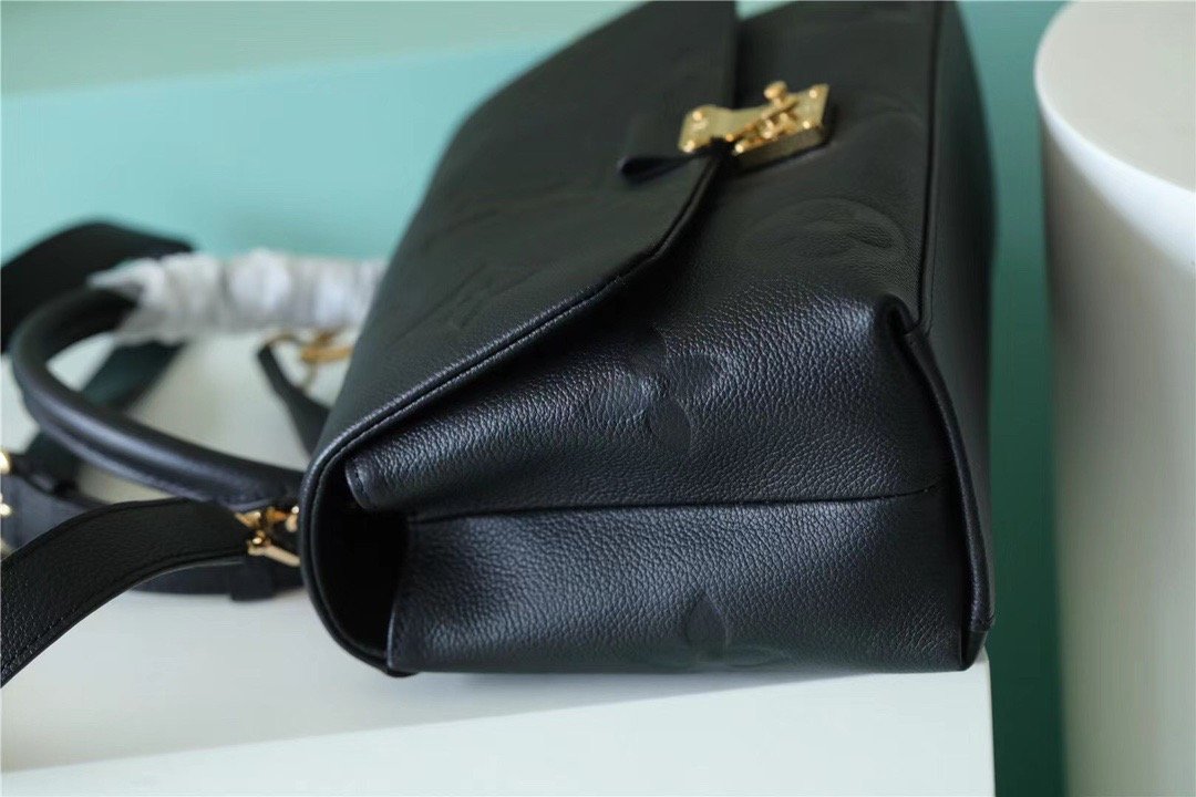 Louis Vuitton Madeleine MM Monogram Empreinte Black For Women, Women’s Handbags, Shoulder and Crossbody Bags 11.8in/30cm