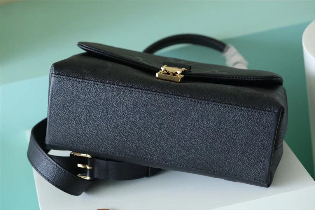 Louis Vuitton Madeleine MM Monogram Empreinte Black For Women, Women’s Handbags, Shoulder and Crossbody Bags 11.8in/30cm