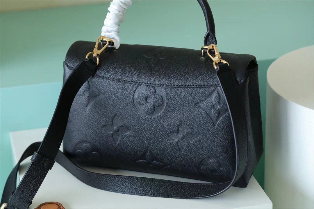 Louis Vuitton Madeleine MM Monogram Empreinte Black For Women, Women’s Handbags, Shoulder and Crossbody Bags 11.8in/30cm