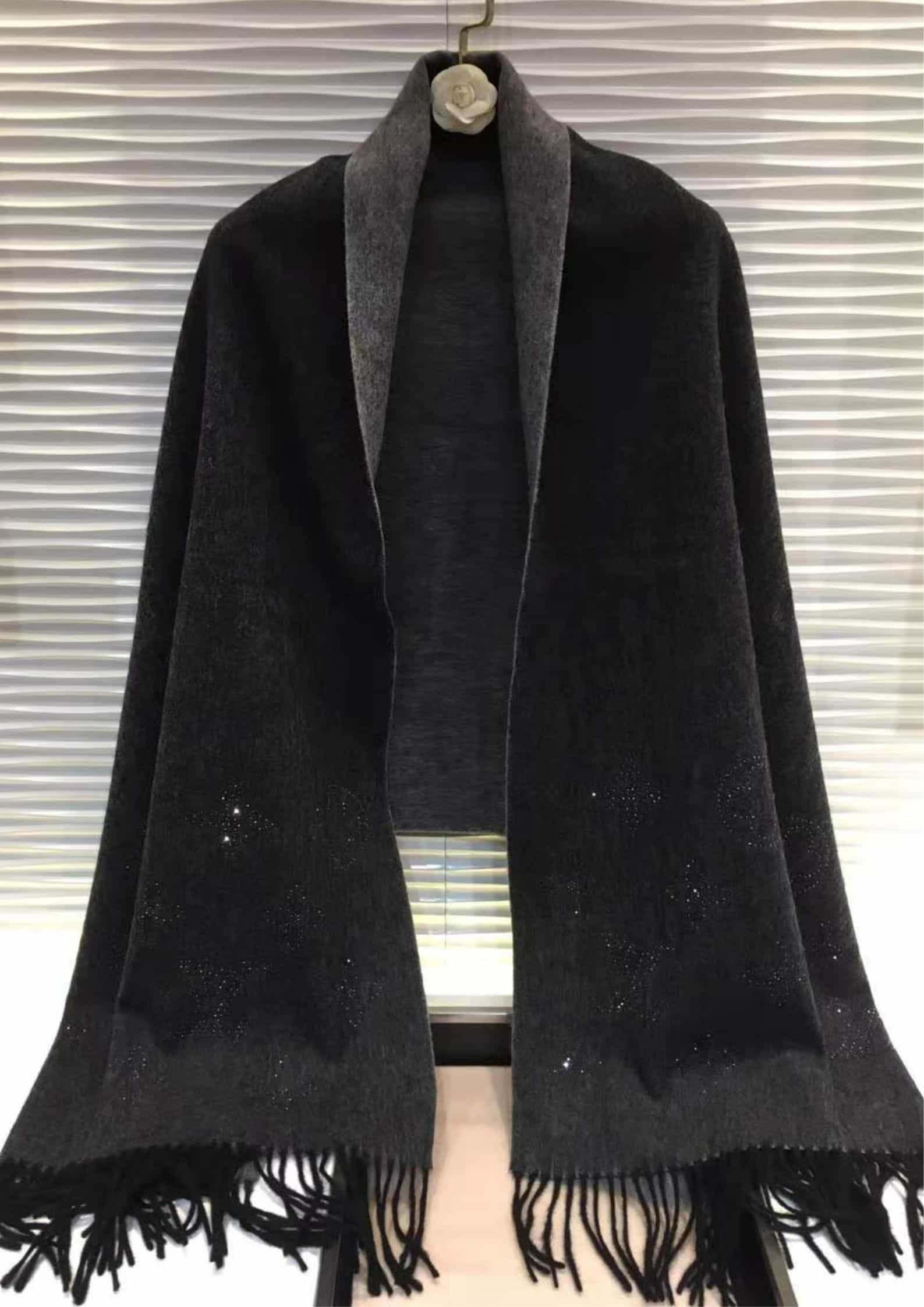 Louis Vuitton Mahina Flight Mode Scarf Black For Women