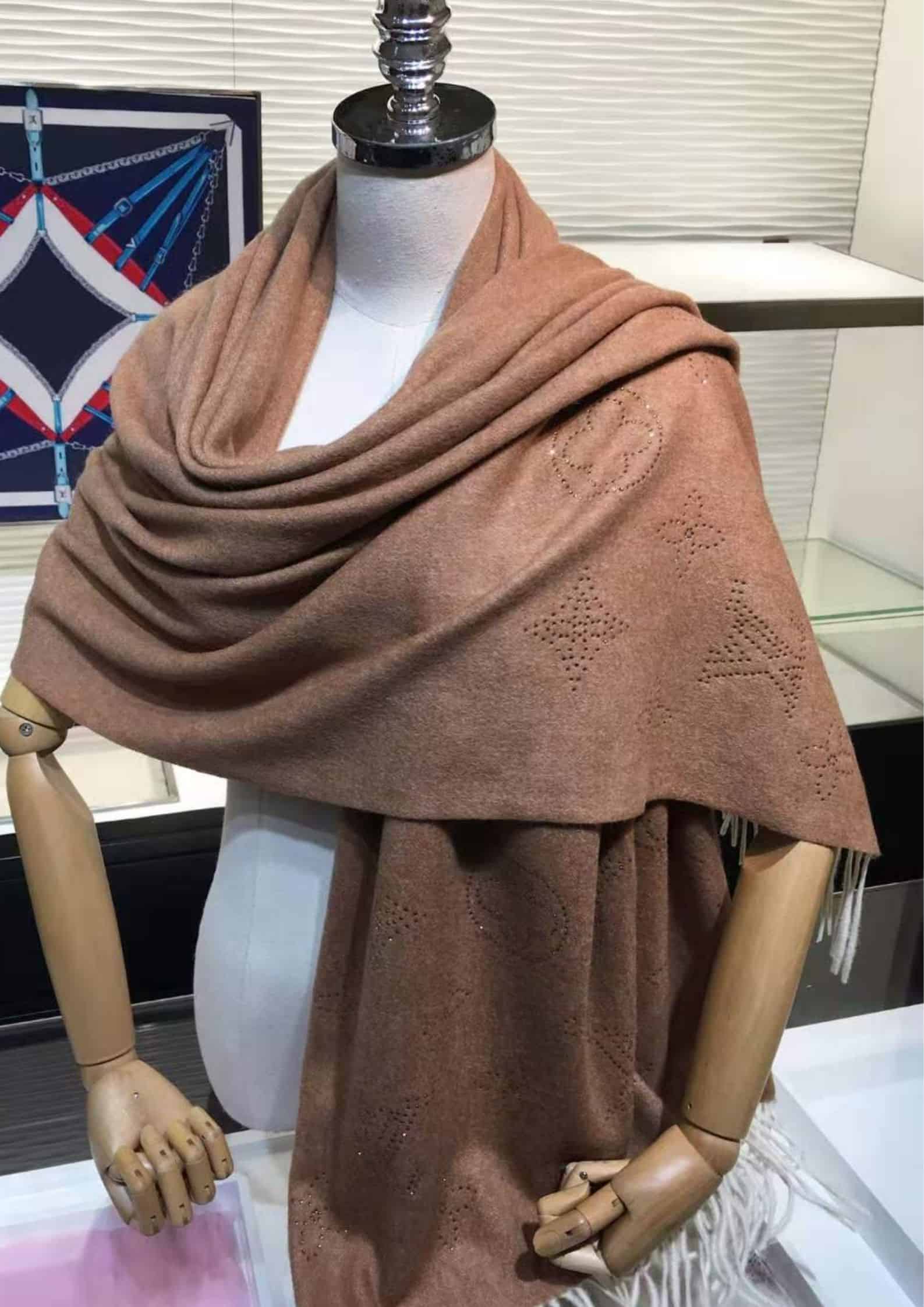 Louis Vuitton Mahina Flight Mode Scarf Brown For Women