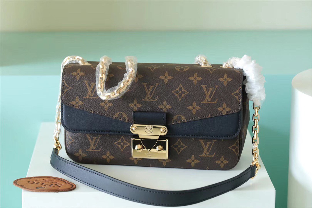 Louis Vuitton Marceau Monogram Canvas Black For Women, Women’s Handbags, Shoulder and Crossbody Bags 9.6in/24.5cm