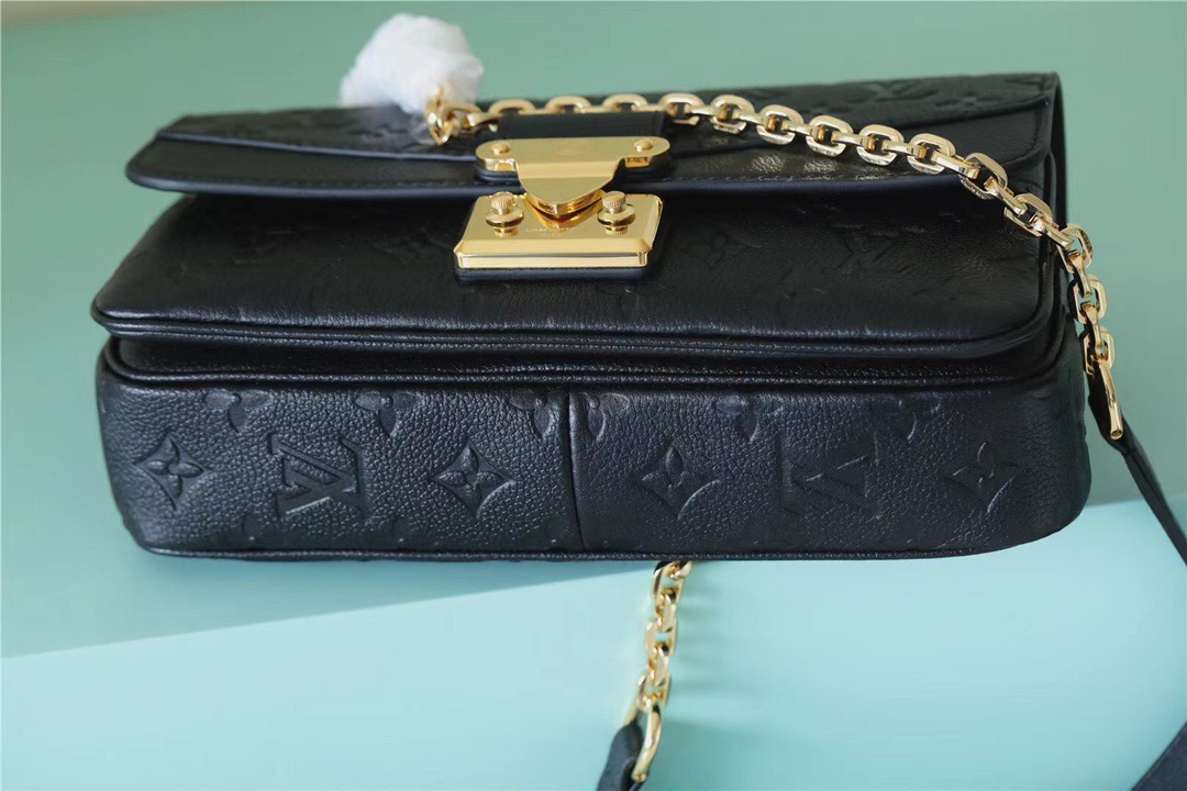 Louis Vuitton Marceau Monogram Empreinte Black For Women, Women’s Handbags, Shoulder And Crossbody Bags 9.6in/29.5cm