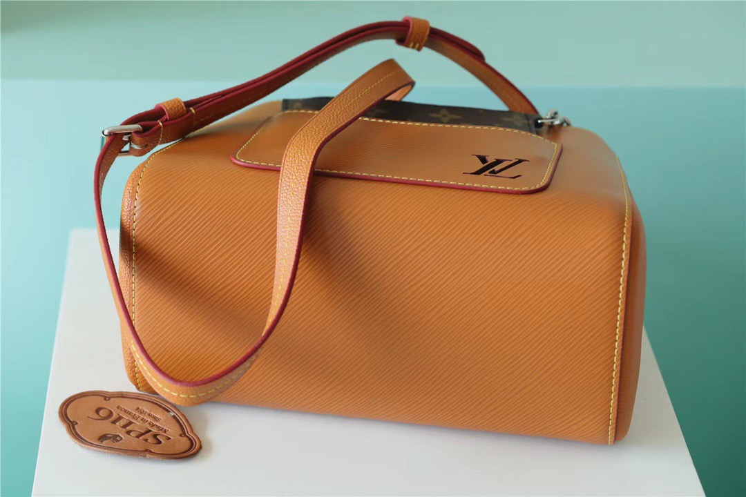 Louis Vuitton Marelle Epi Caramel Brown For Women, Women’s Handbags, Shoulder And Crossbody Bags 9.8in/25cm LV 
