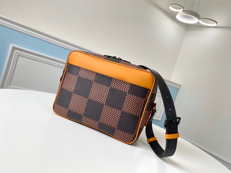 Louis Vuitton Messenger Nil Damier Ebene Canvas And Monogram Canvas For Men, Men’s Bags 10.6in/27cm