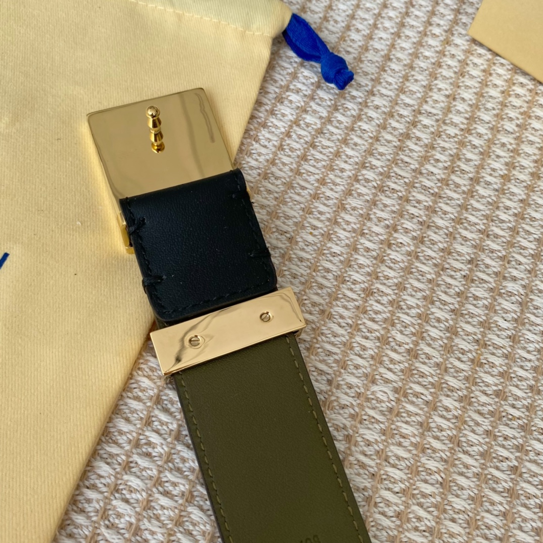 Louis Vuitton Metropole LV Belt Black LV Women Belt