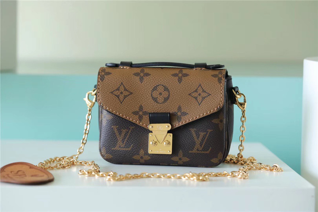 Louis Vuitton Micro Metis Monogram Canvas For Women, Women’s Handbags, Shoulder And Crossbody Bags 5.5in/14cm LV