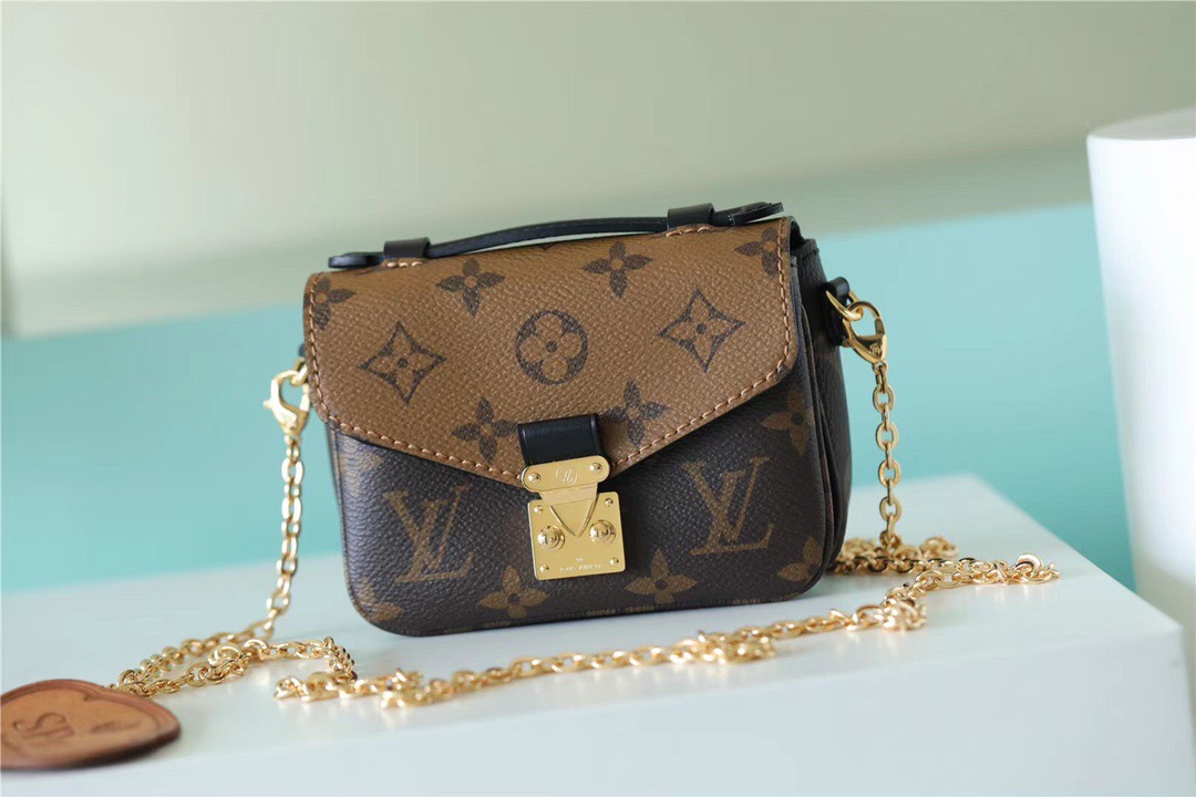 Louis Vuitton Micro Metis Monogram Canvas For Women, Women’s Handbags, Shoulder And Crossbody Bags 5.5in/14cm LV