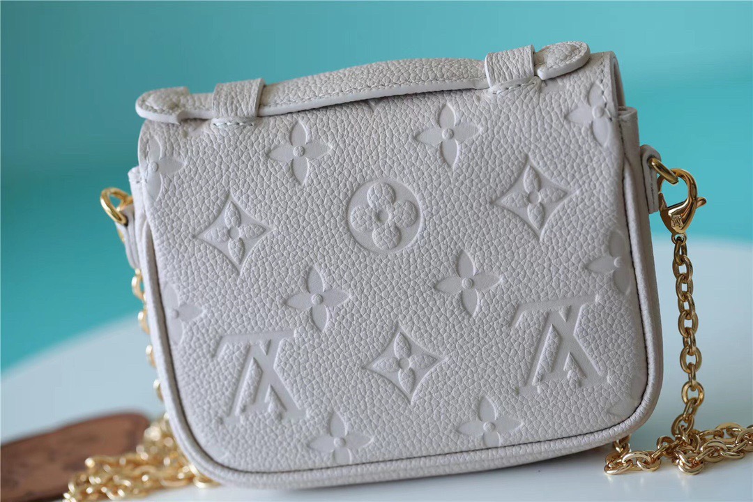 Louis Vuitton Micro Metis Monogram Empreinte Beige For Women, Women’s Handbags, Shoulder And Crossbody Bags 5.5in/14cm
