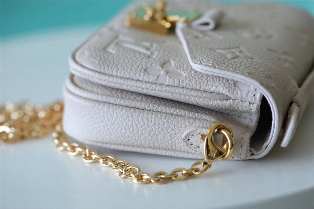 Louis Vuitton Micro Metis Monogram Empreinte Beige For Women, Women’s Handbags, Shoulder And Crossbody Bags 5.5in/14cm