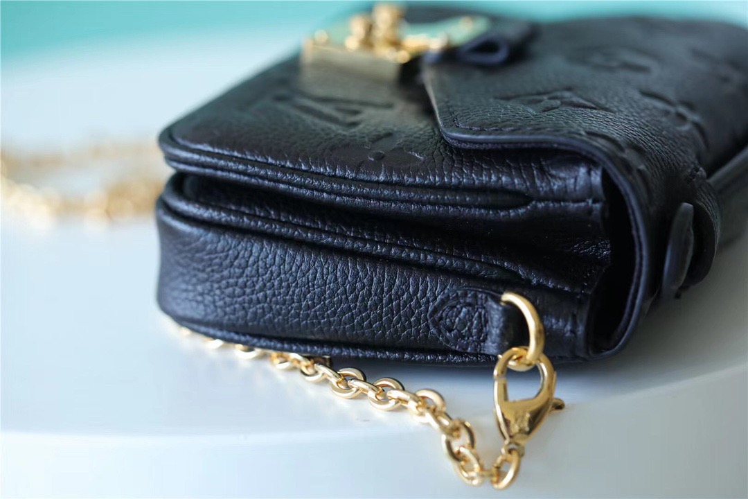 Louis Vuitton Micro Metis Monogram Empreinte Black For Women, Women’s Handbags, Shoulder And Crossbody Bags 5.5in/14cm LV 