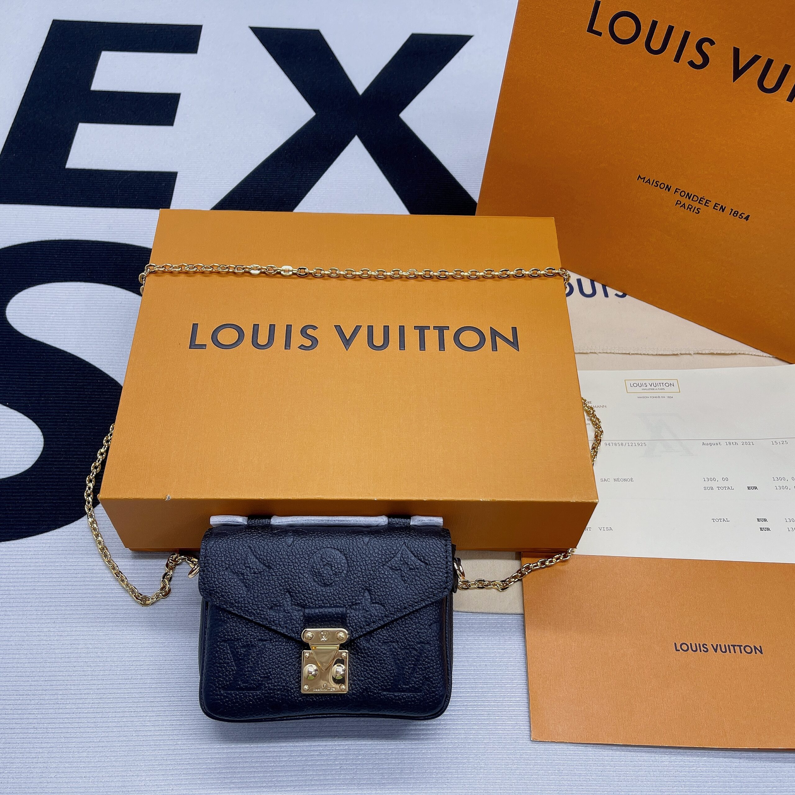 Louis Vuitton Micro Metis Monogram Empreinte Black For Women, Women’s Handbags, Shoulder And Crossbody Bags 5.5in/14cm LV 