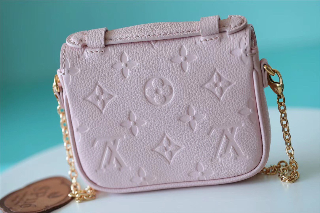 Louis Vuitton Micro Metis Monogram Empreinte Pink For Women, Women’s Handbags, Shoulder And Crossbody Bags 5.5in/14cm