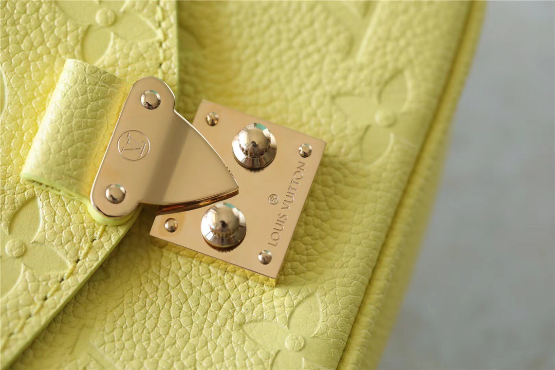 Louis Vuitton Micro Metis Monogram Empreinte Yellow For Women, Women’s Handbags, Shoulder And Crossbody Bags 5.5in/14cm