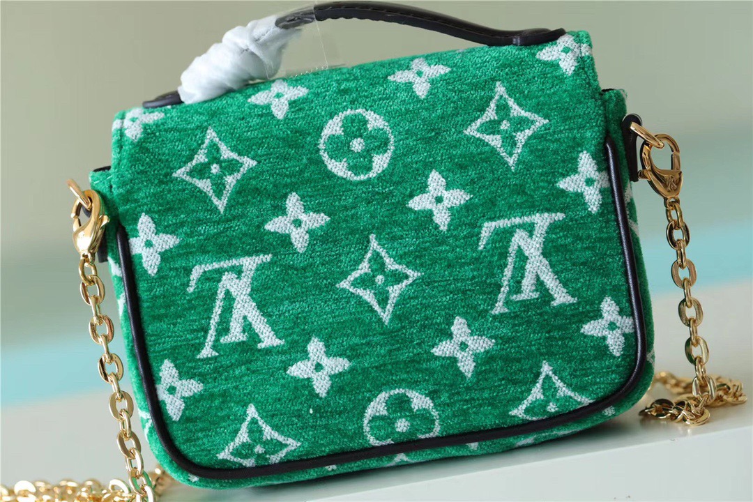 Louis Vuitton Micro Metis Monogram Jacquard Green For Women, Women’s Handbags, Shoulder And Crossbody Bags 5.5in/14cm