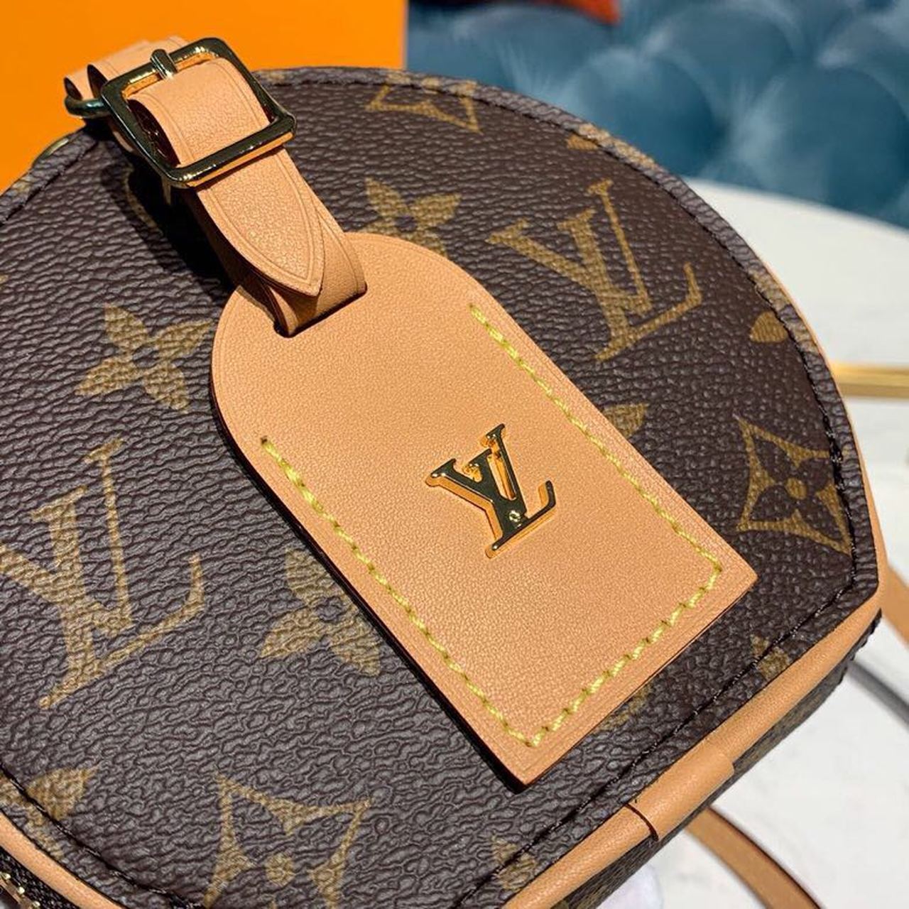 Louis Vuitton Mini Boite Chapeau Monogram Canvas For Women, Women’s Chain And Strap Wallet, Shoulder And Crossbody Wallet 5.1in/13cm