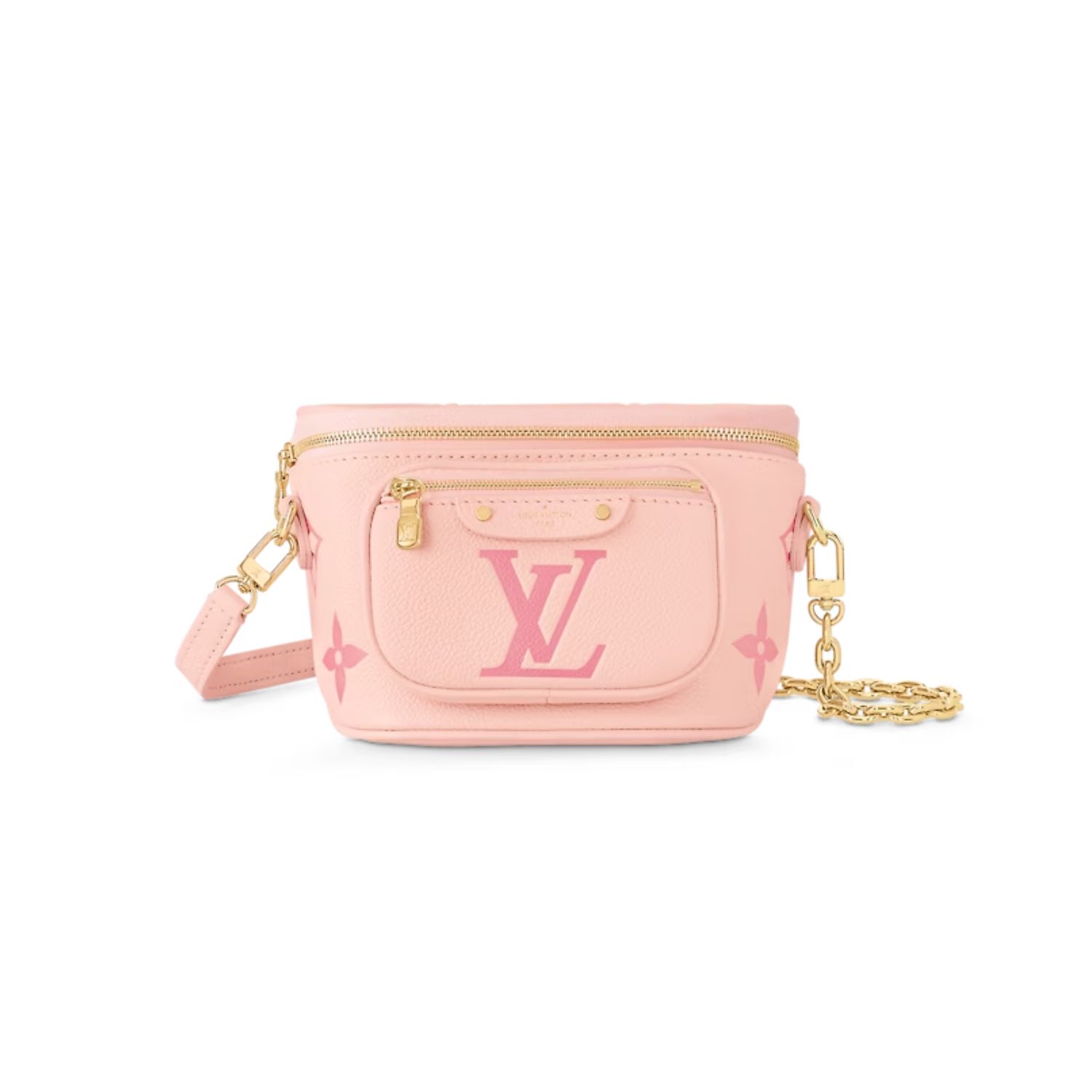 Louis Vuitton Mini Bumbag Gradient Pink For Women- 6.7 Inches/ 17 Cm