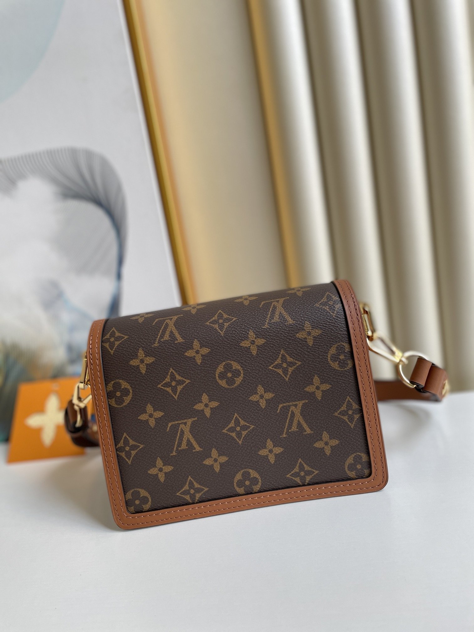 Louis Vuitton Mini Dauphine Monogram And Monogram Reverse Canvas By Nicolas Ghesquière For Spring-Summer, For Women Women’s Handbags, Shoulder Bags 20cm