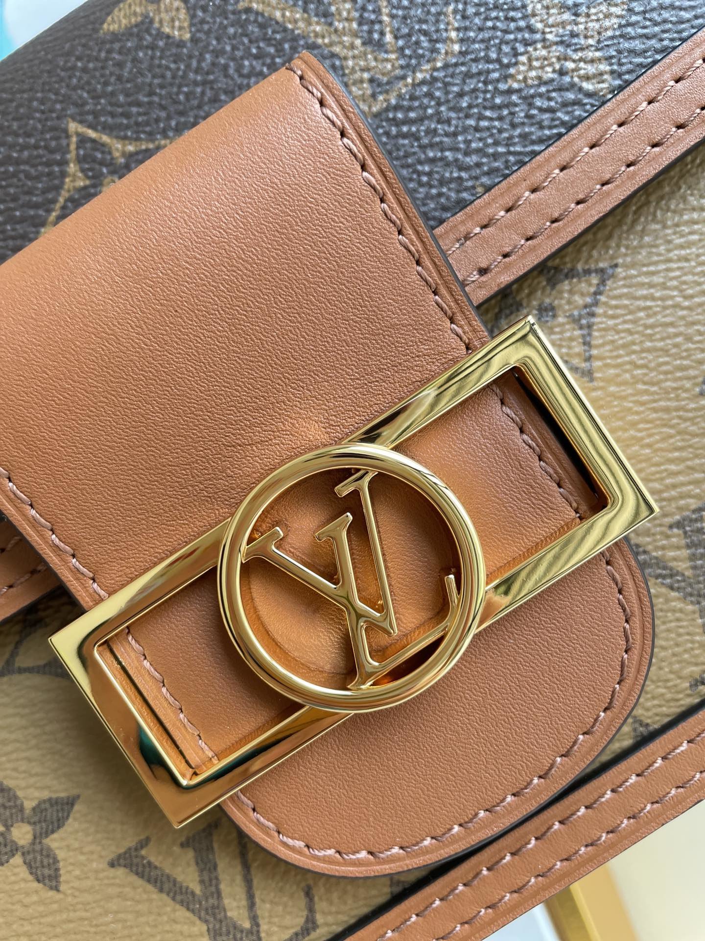 Louis Vuitton Mini Dauphine Monogram And Monogram Reverse Canvas By Nicolas Ghesquière For Spring-Summer, For Women Women’s Handbags, Shoulder Bags 20cm