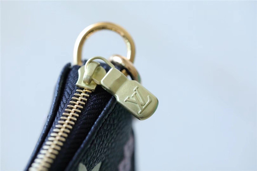 Louis Vuitton Mini Pochette Accessoires Monogram Empreinte White For Women, Women’s Handbags, Shoulder Bags And Crossbody Bags 6.1in/15.5cm LV 