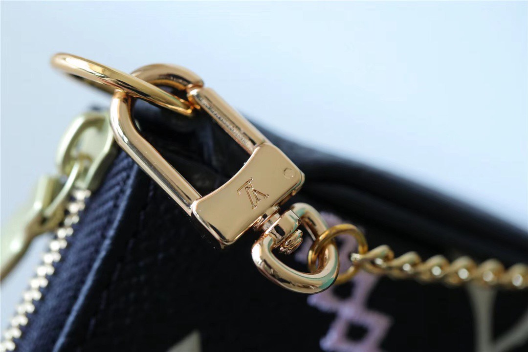 Louis Vuitton Mini Pochette Accessoires Monogram Empreinte White For Women, Women’s Handbags, Shoulder Bags And Crossbody Bags 6.1in/15.5cm LV 
