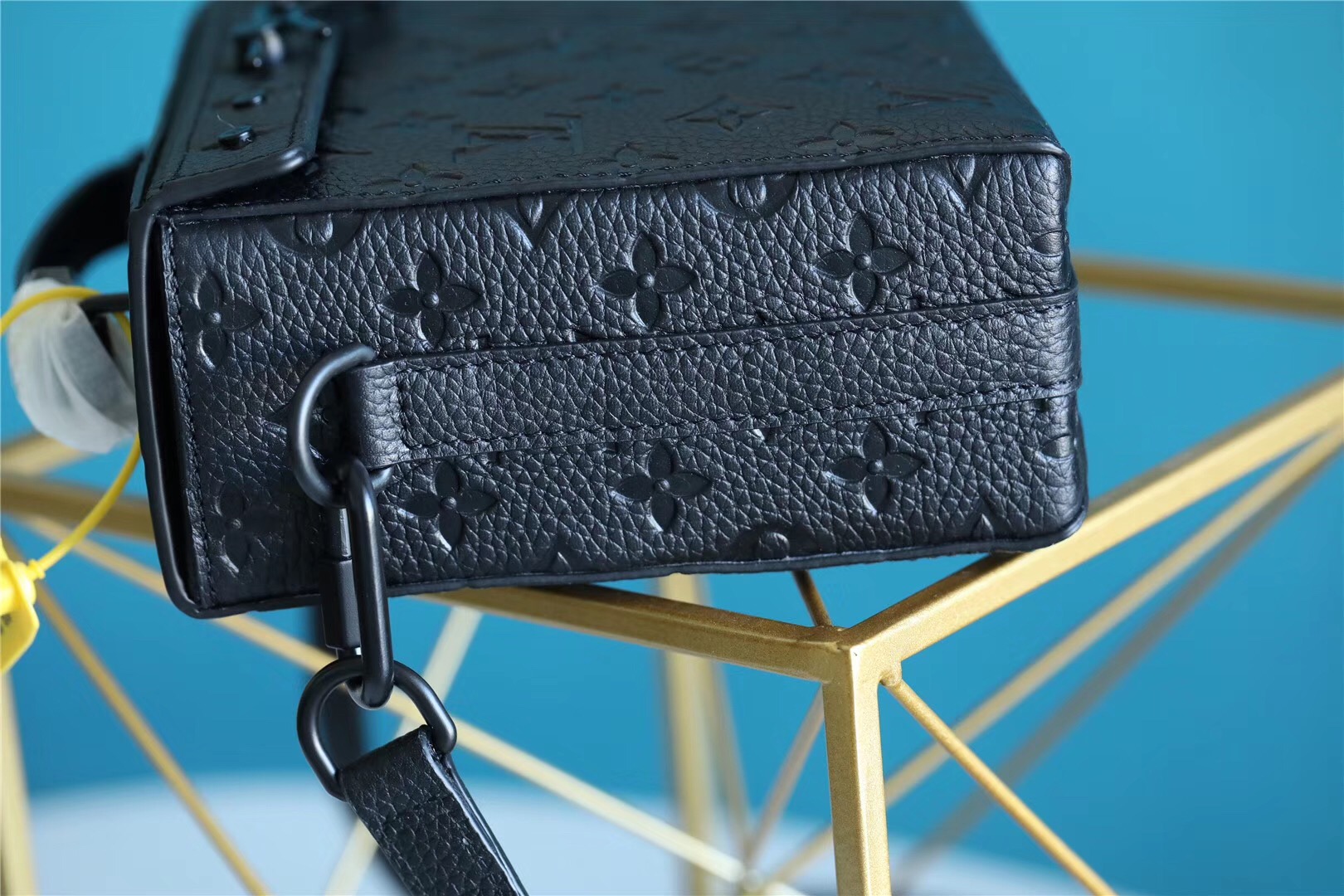 Louis Vuitton Mini Soft Trunk Box Taurillon Black For Men, Men’s Bags, Shoulder And Crossbody Bags 9.1in/23cm