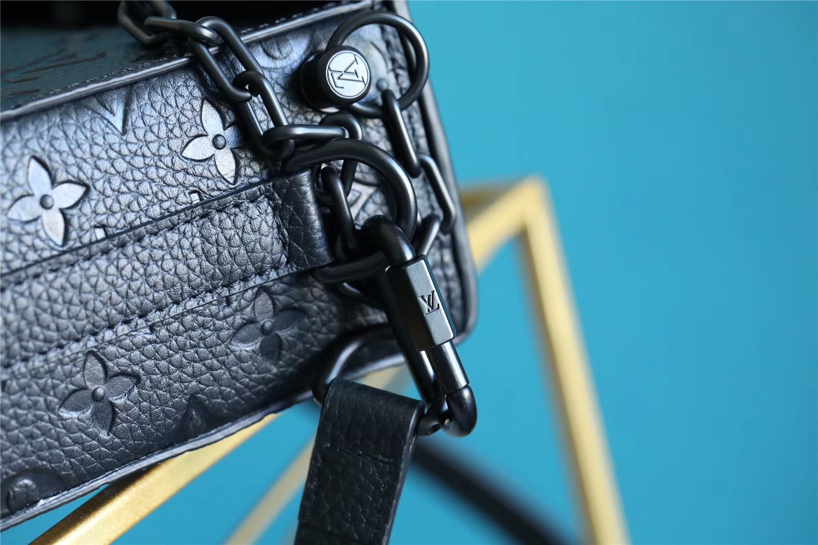 Louis Vuitton Mini Soft Trunk Box Taurillon Black For Men, Men’s Bags, Shoulder And Crossbody Bags 9.1in/23cm