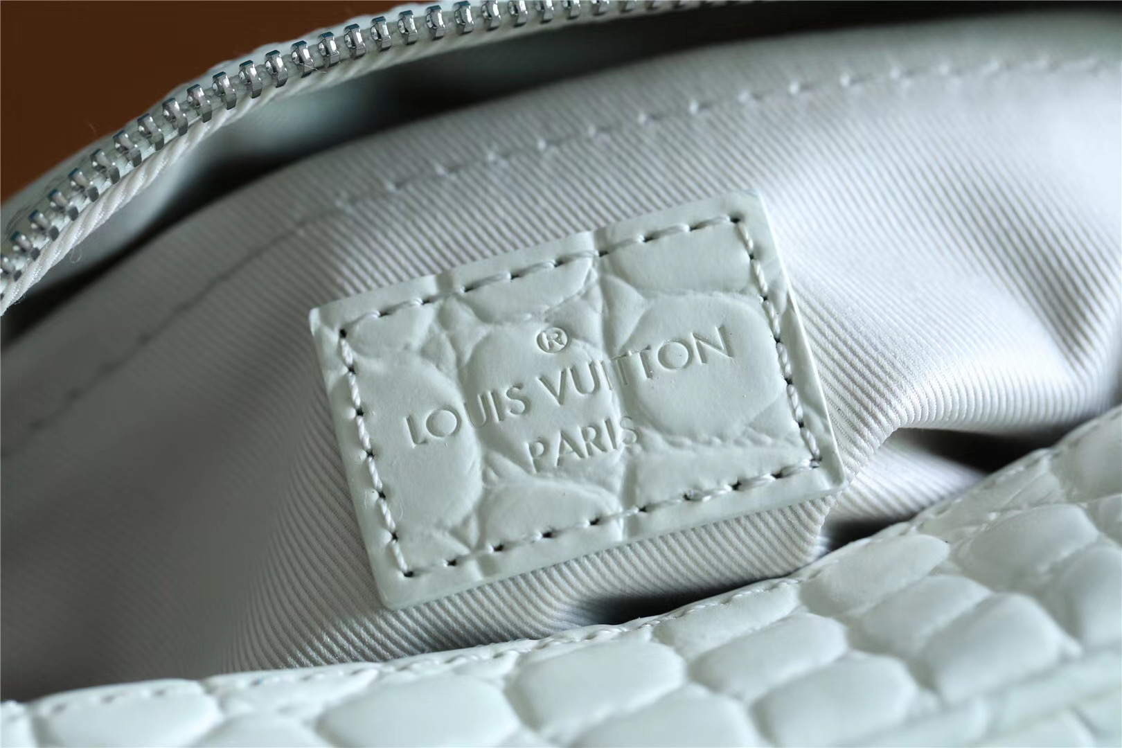 Louis Vuitton Mini Soft Trunk Crocodilian White For Men, Men’s Bags, Shoulder And Crossbody Bags 7.2in/18.5cm