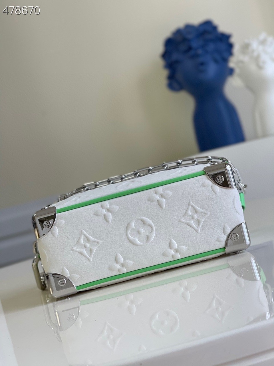 Louis Vuitton Mini Soft Trunk White For Women, Women’s Bags, Shoulder And Crossbody Bags 7.1in/18cm LV
