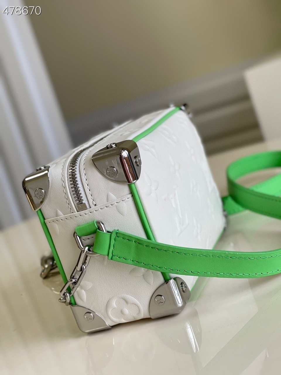 Louis Vuitton Mini Soft Trunk White For Women, Women’s Bags, Shoulder And Crossbody Bags 7.1in/18cm LV
