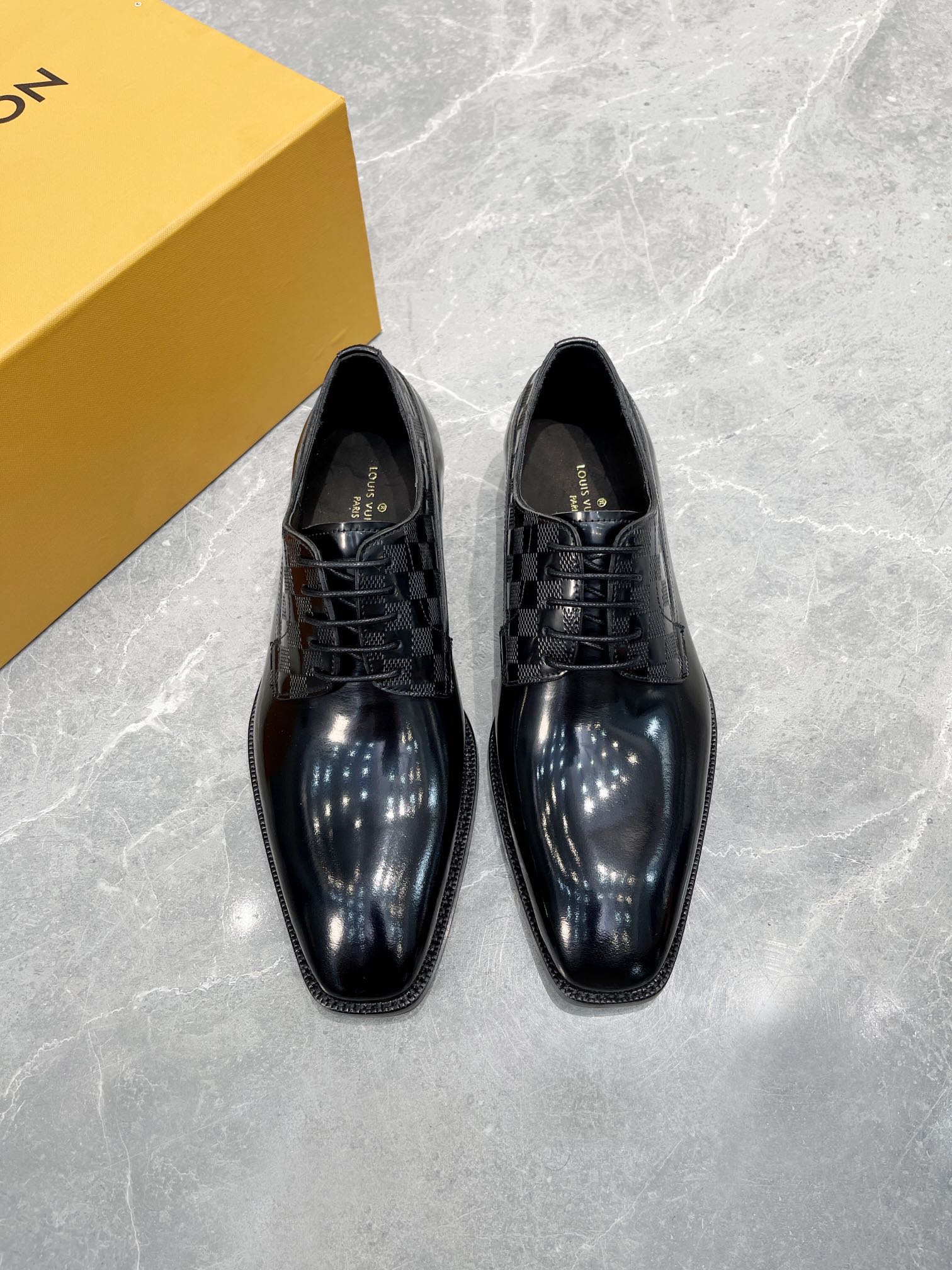Louis Vuitton Minister Derby Black For Men