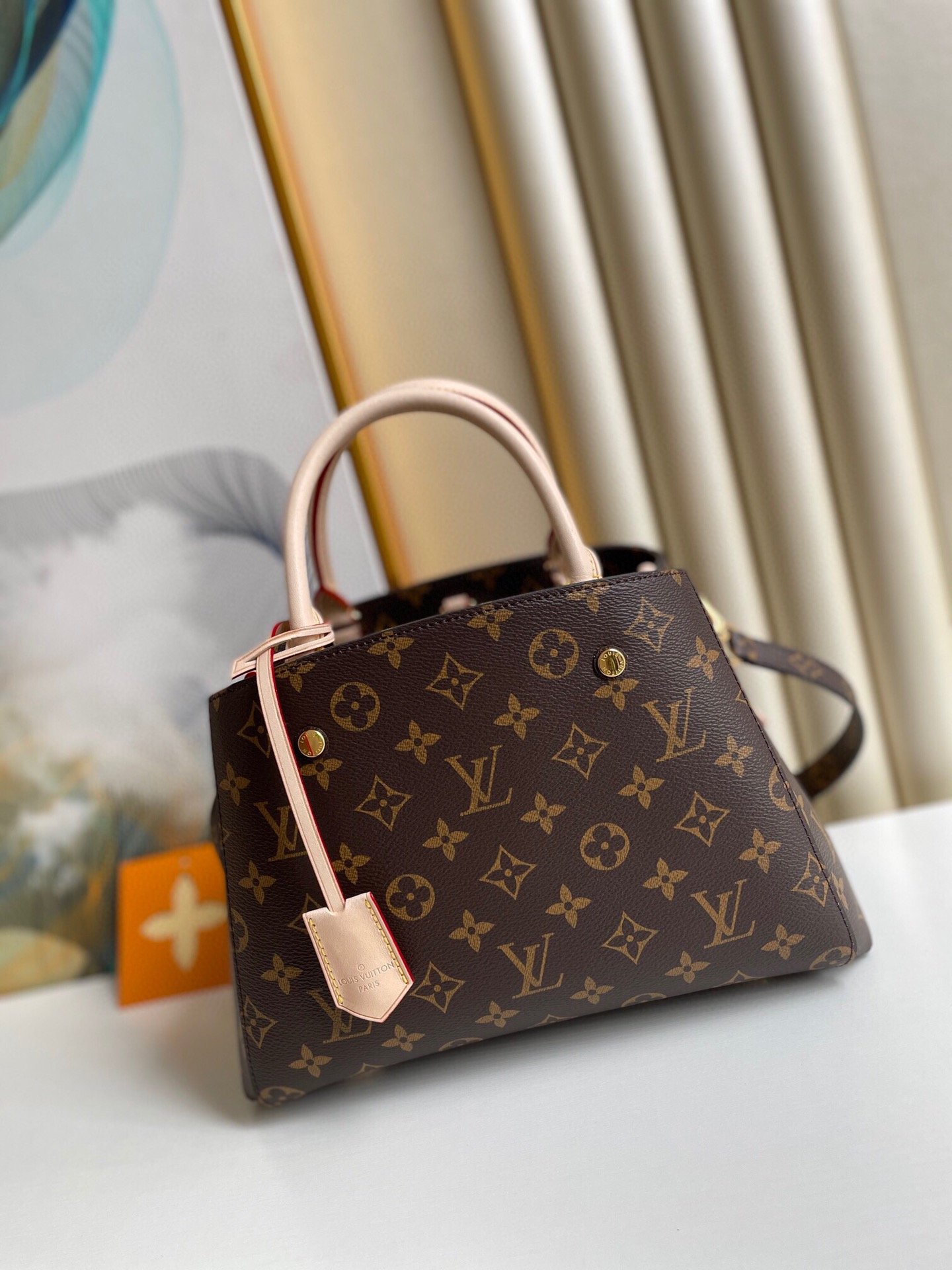 Louis Vuitton Montaigne BB Monogram Canvas For Women, Women’s Handbags, Shoulder And Crossbody Bags 11.4in/29cm