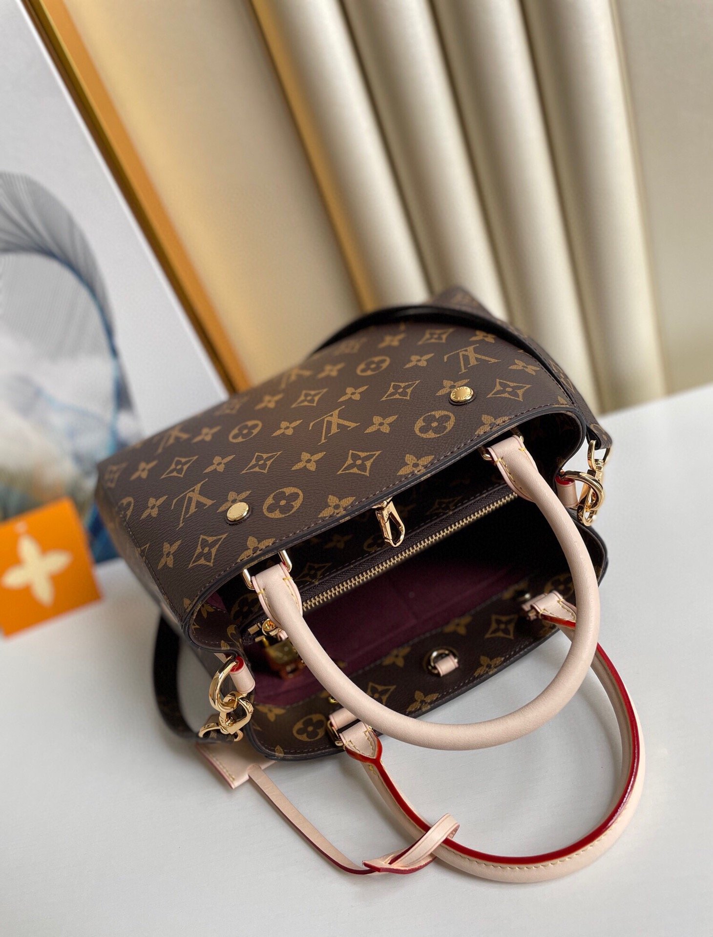 Louis Vuitton Montaigne BB Monogram Canvas For Women, Women’s Handbags, Shoulder And Crossbody Bags 11.4in/29cm