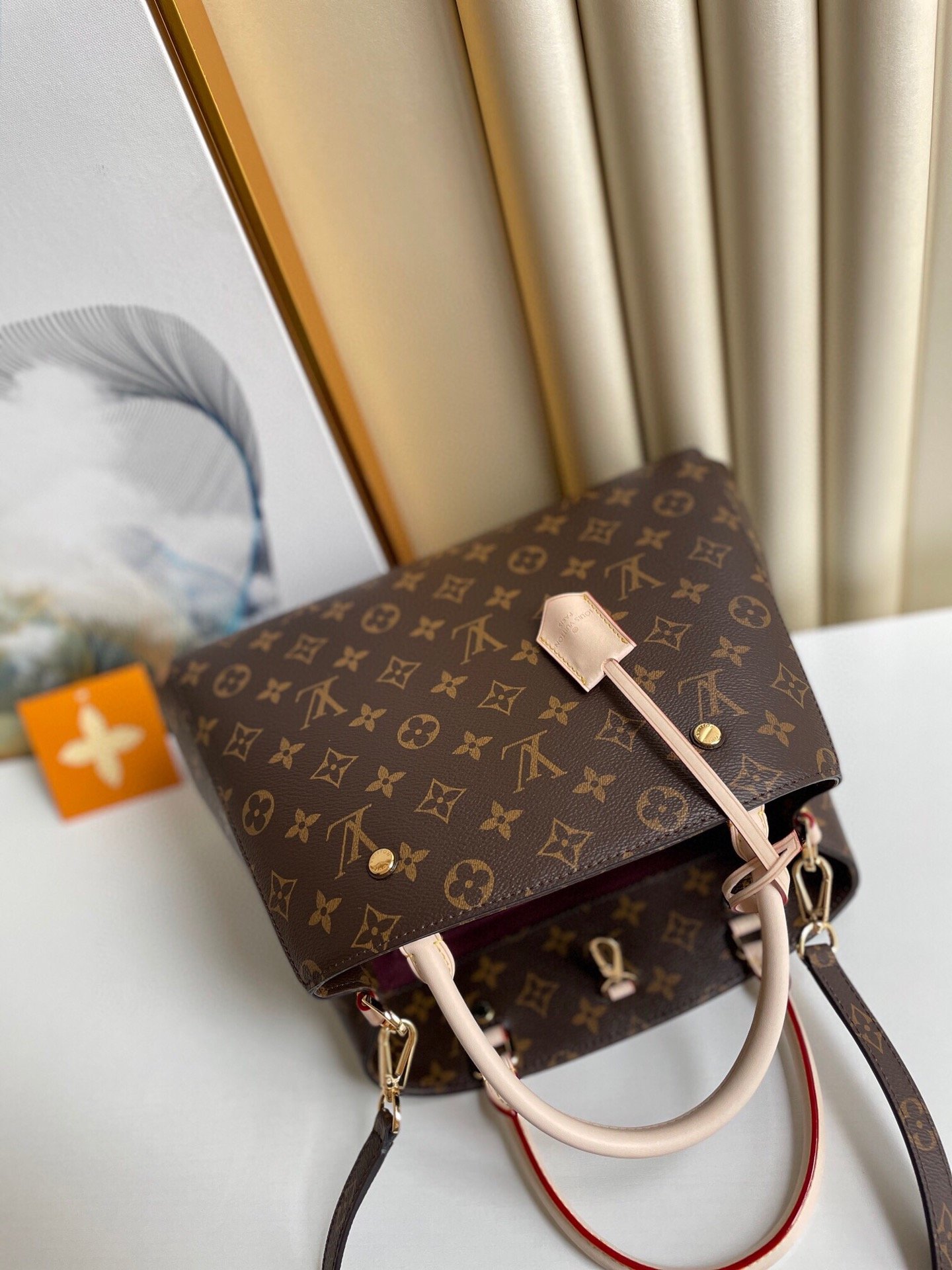 Louis Vuitton Montaigne MM Monogram Canvas For Women, Women’s Handbags, Shoulder And Crossbody Bags 13in/33cm