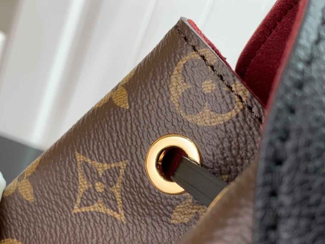 Louis Vuitton Montsouris Backpack Brown And Black/Brown And Beige For Women 33 cm/ 13 in