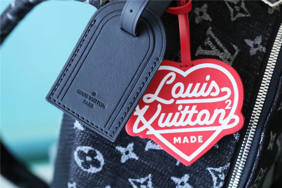 Louis Vuitton Multipocket Backpack Monogram Drip Black By Nigo For Men, Men’s Bags 40cm