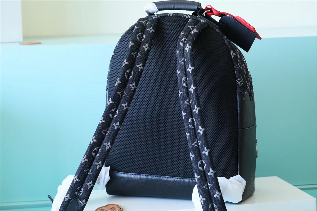 Louis Vuitton Multipocket Backpack Monogram Drip Black By Nigo For Men, Men’s Bags 40cm
