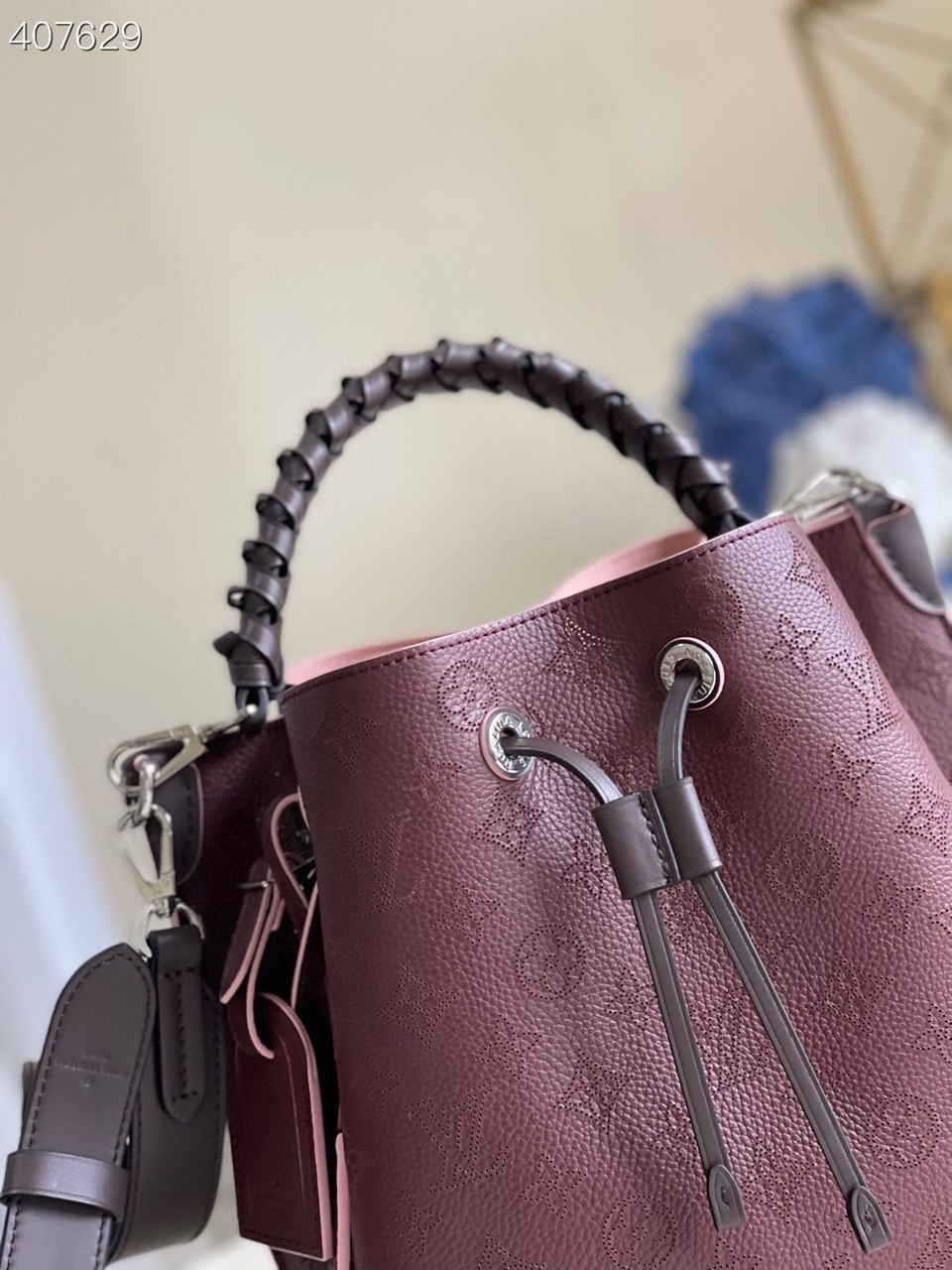 Louis Vuitton Muria Bucket Bag For Women, Women’s Handbags, Shoulder And Crossbody Bags Burgundy 9.8in/25cm LV
