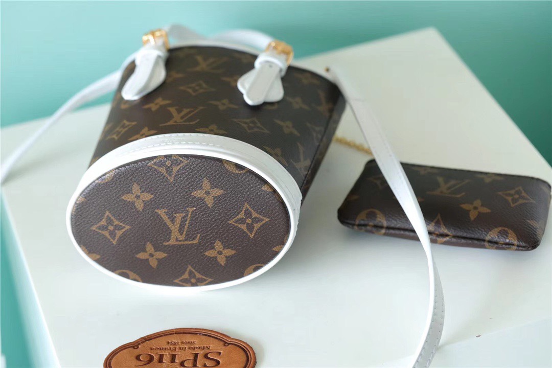 Louis Vuitton Nano Bucket Bag Monogram For Women Brown 6.7in/17cm