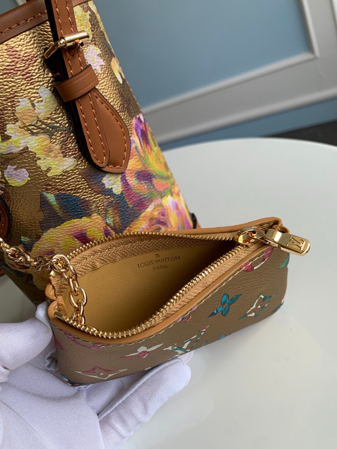 Louis Vuitton Nano Bucket Gold For Women, Women’s Handbags, Shoulder Bags And Crossbody Bags 6.7in/17cm