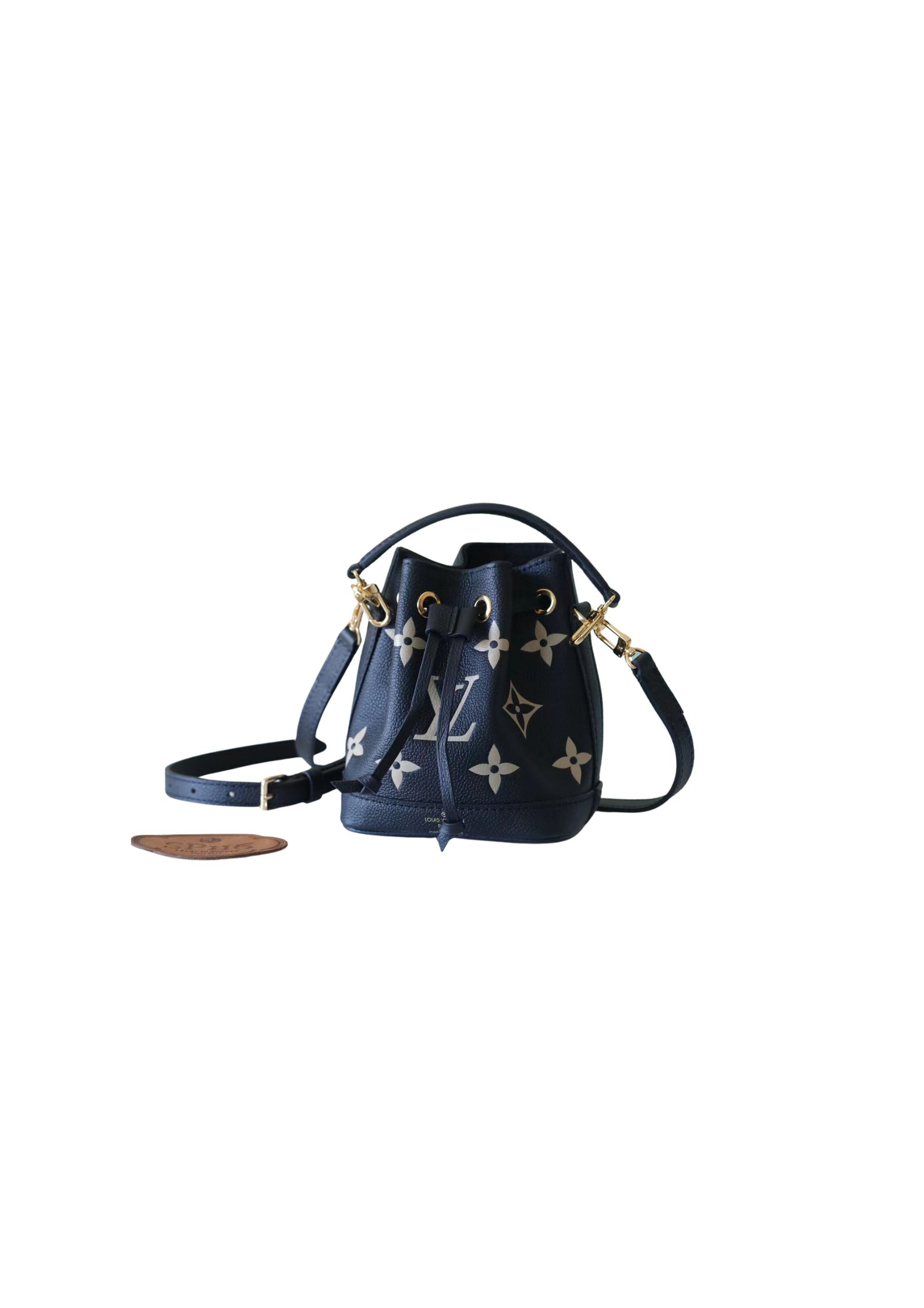 Louis Vuitton Nano Noé Black/Grey For Women 6.3in/16cm
