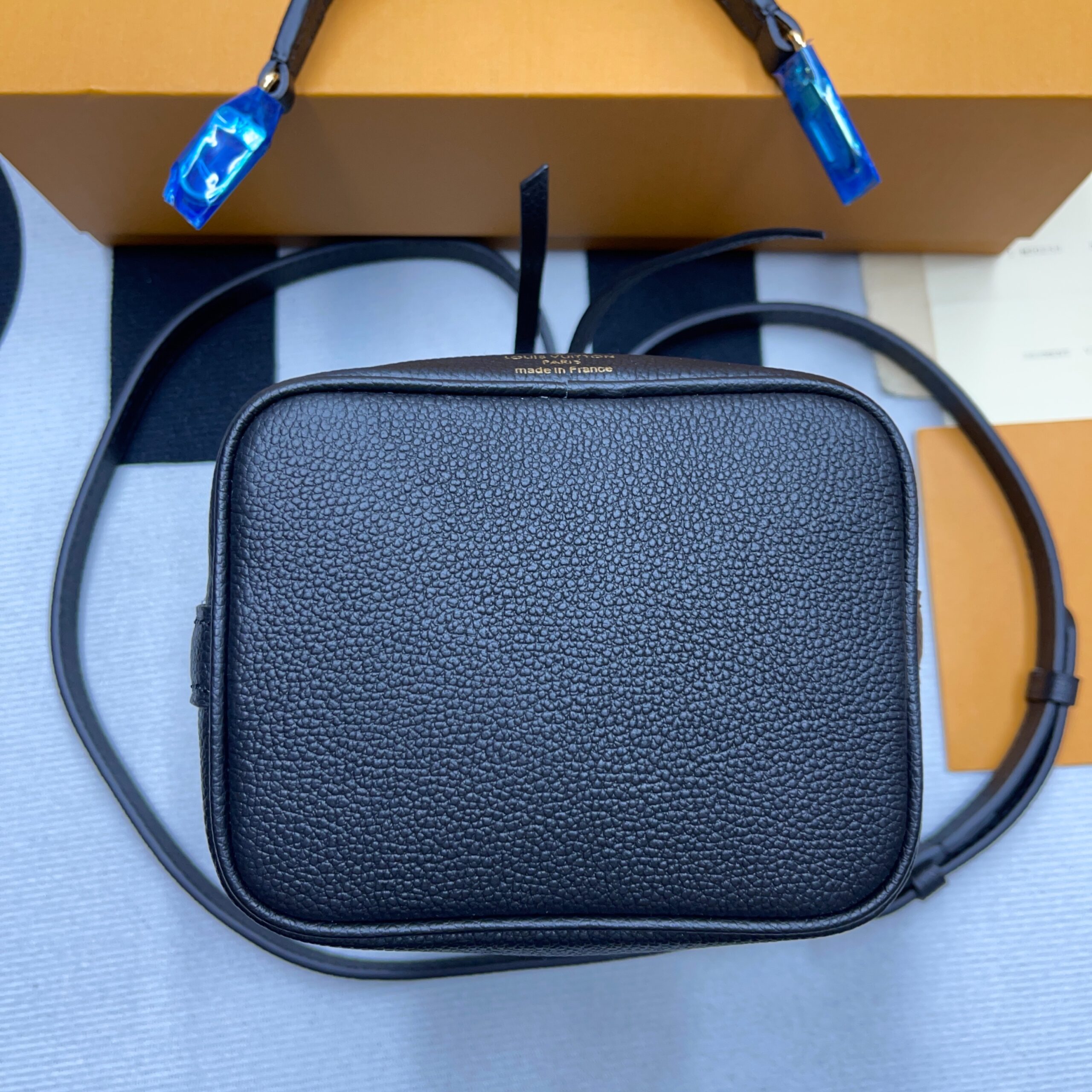 Louis Vuitton Nano Noé Black/Grey For Women 6.3in/16cm