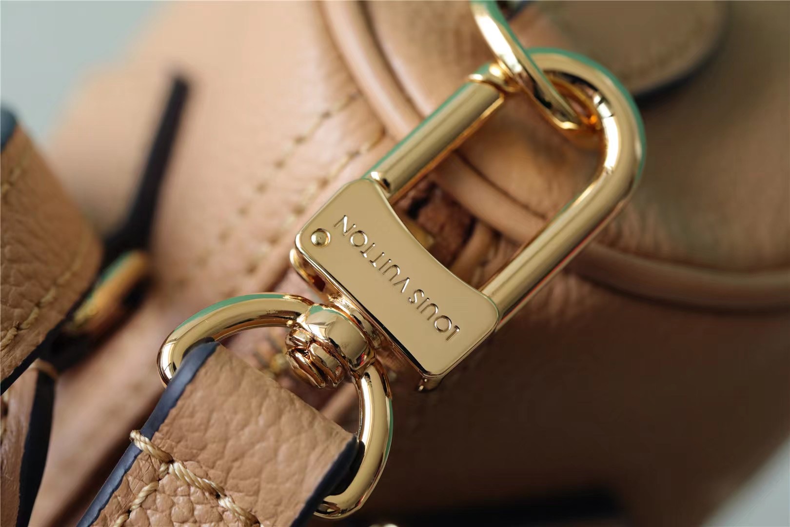 Louis Vuitton Nano Speedy Monogram Empreinte Arizona Beige / Cream For Women, Women’s Handbags, Shoulder And Crossbody Bags 6.3in/16cm