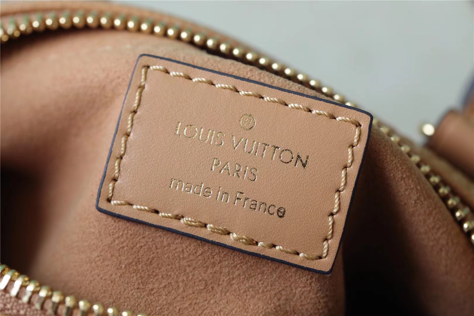 Louis Vuitton Nano Speedy Monogram Empreinte Arizona Beige / Cream For Women, Women’s Handbags, Shoulder And Crossbody Bags 6.3in/16cm