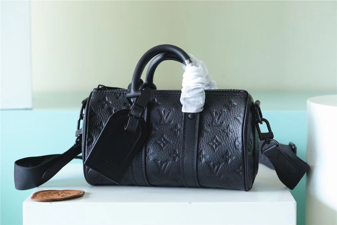 Louis Vuitton Nano Speedy Monogram Empreinte Black For Women, Women’s Bags, Shoulder And Crossbody Bags 6.3in/16cm LV 
