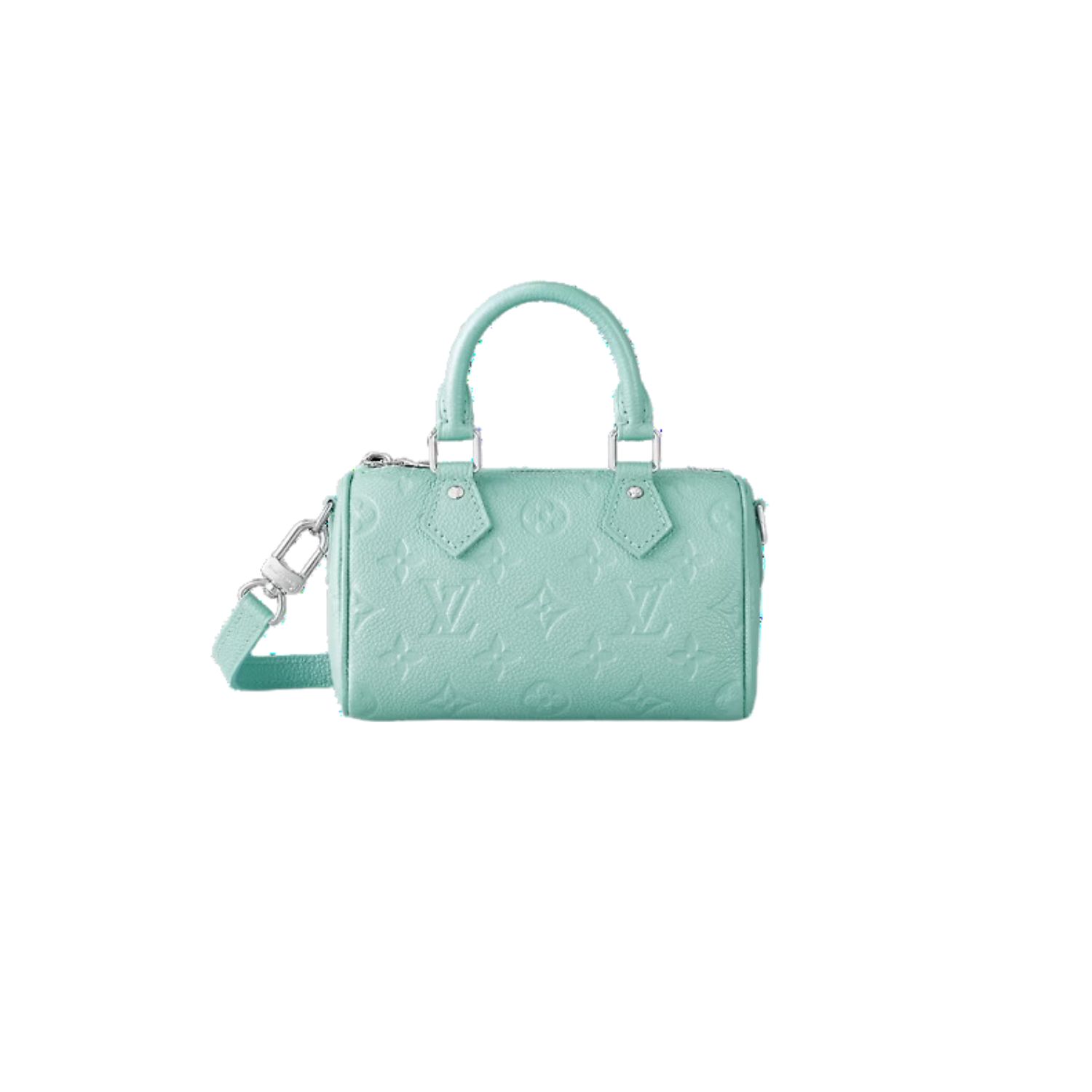 Louis Vuitton Nano Speedy Turquoise For Women- 16 Cm/ 6.3 Inches