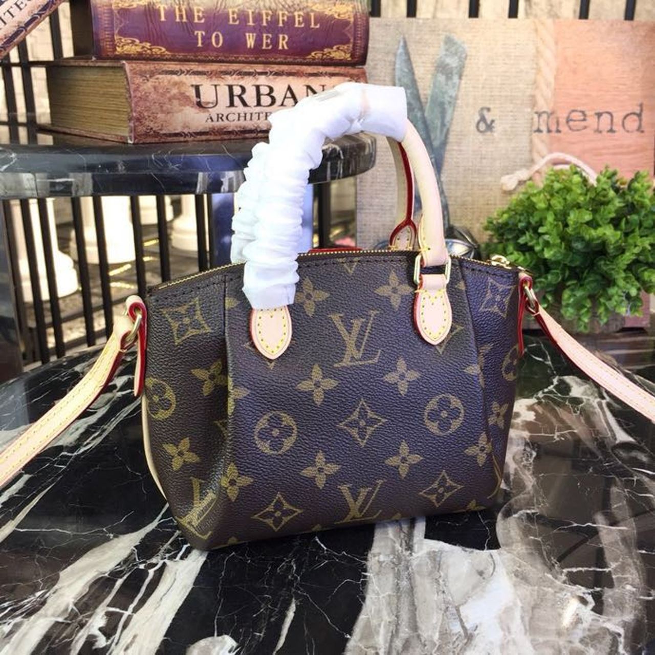 Louis Vuitton Nano Turenne Monogram Canvas For Women, Women’s Handbags, Shoulder And Crossbody Bags 6.7in/17cm