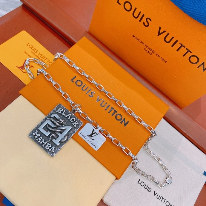 Louis Vuitton Necklace Silver For Women