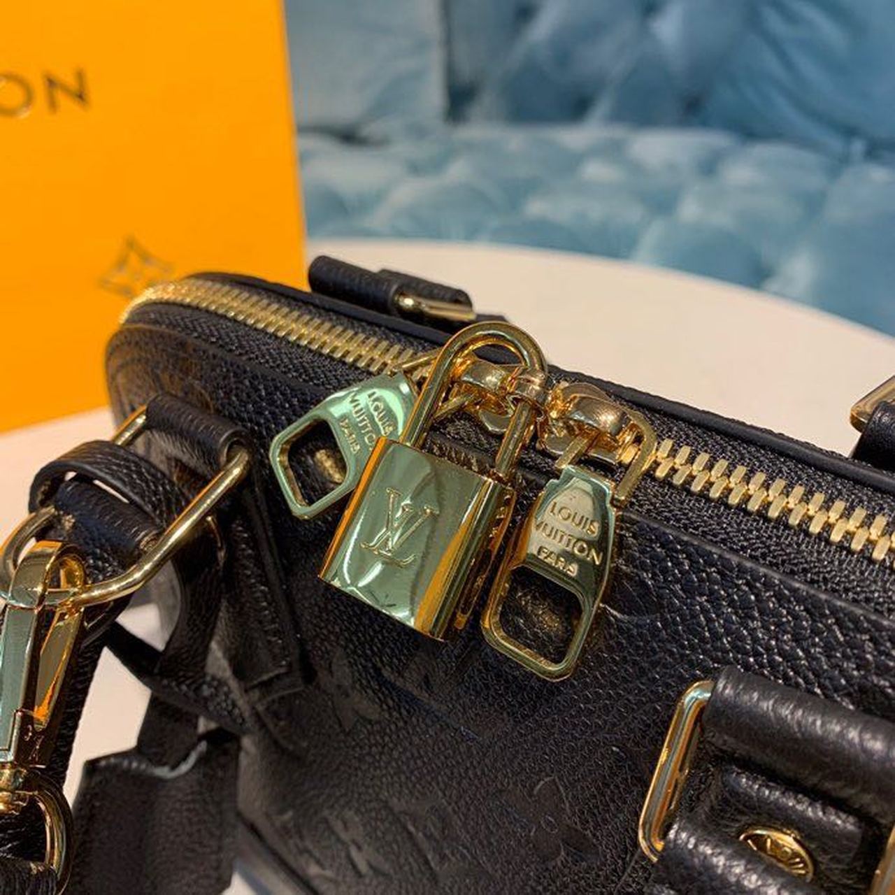 Louis Vuitton Neo Alma BB Monogram Empreinte Canvas Black For Women, Women’s Handbags, Shoulder And Crossbody Bags 9.8in/25cm