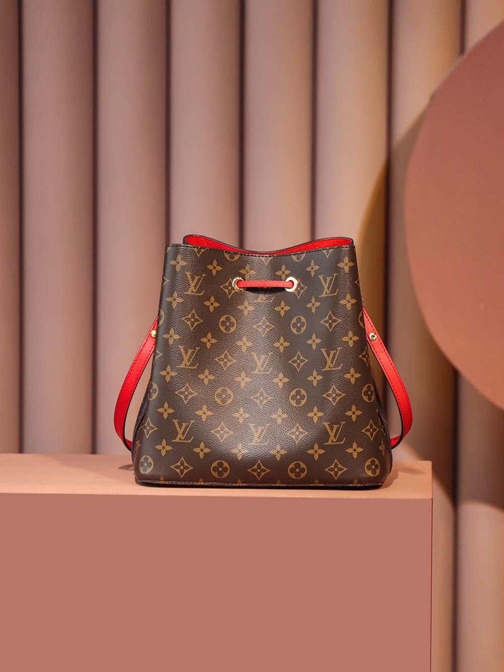 Louis Vuitton NeoNoe MM Brown For Women 26cm / 10.2in
